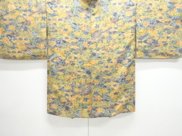 Japanese Kimono / Haori Coat Dochugi Silk